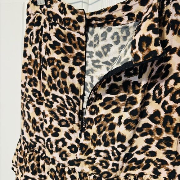 Urban Outfitters Tan Cream Mini Wrap Skirt - Picture 6 of 8